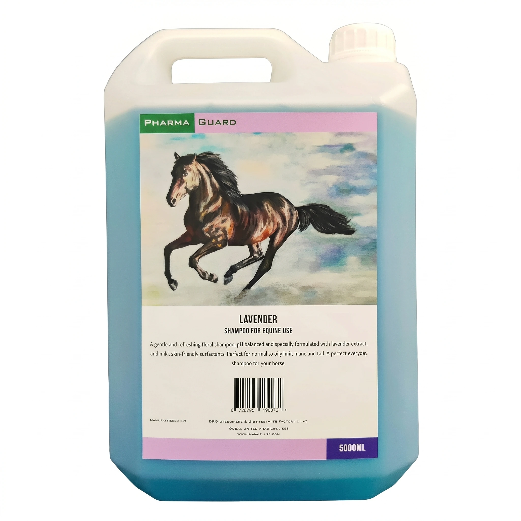 Lavender Shampoo (5L) front back